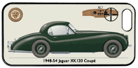 Jaguar XK120 FHC (wire wheels) 1948-54 Phone Cover Horizontal